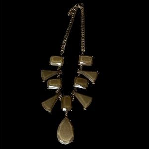 Gold jeweled necklace